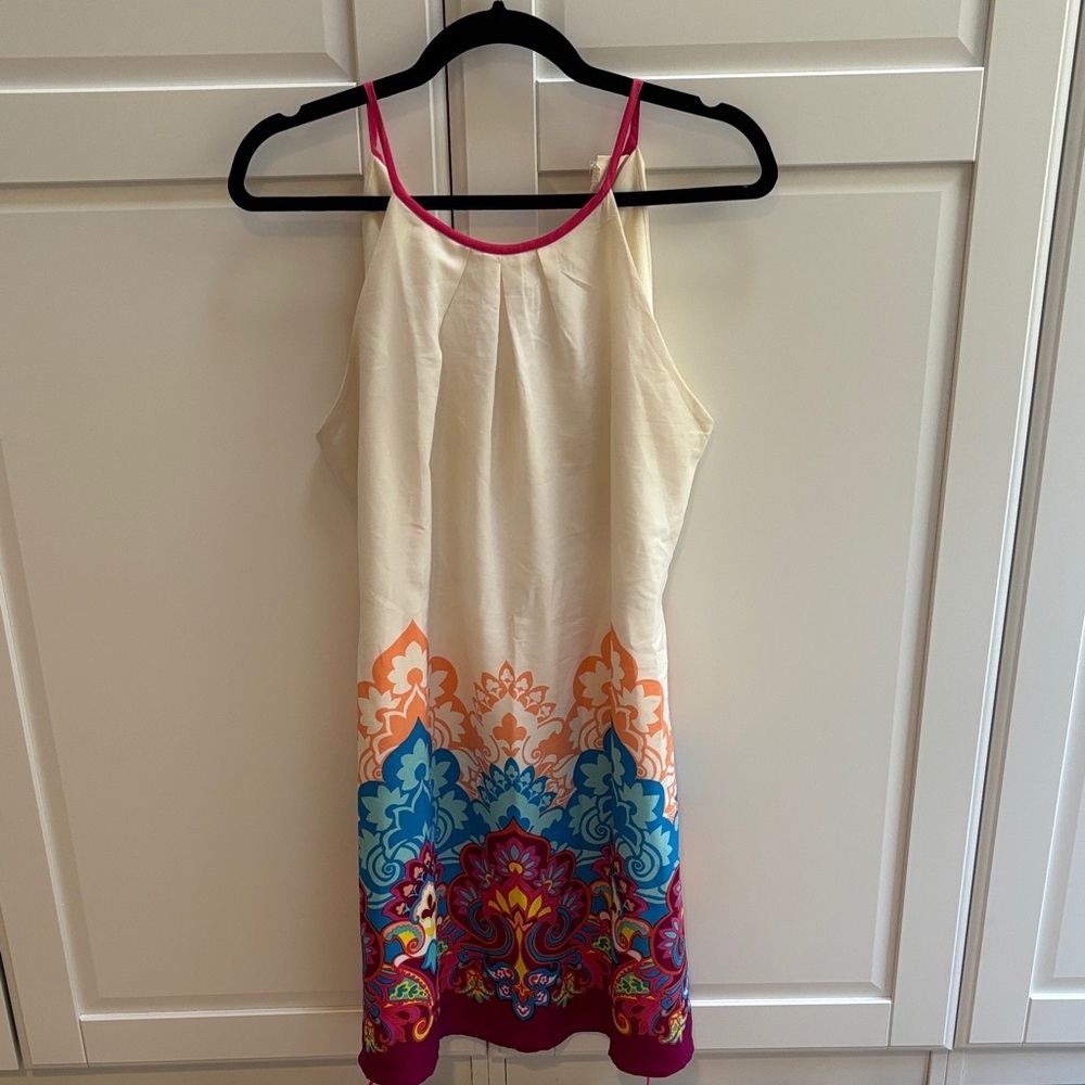 Pink Owl Cream and Pink Sleeveless Top